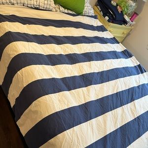 Company Store duvet cover and down comforter twin